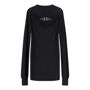 Rick Owens Cut-Out Long Sleeve Shirt – Black - NWT